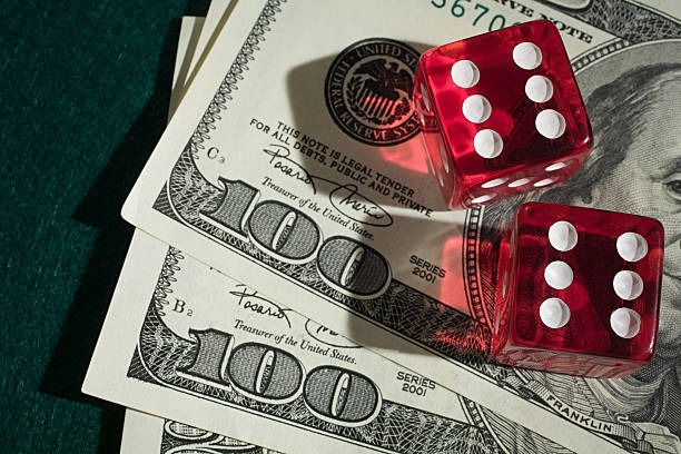 Live Sic Bo table with three dice and betting layout
